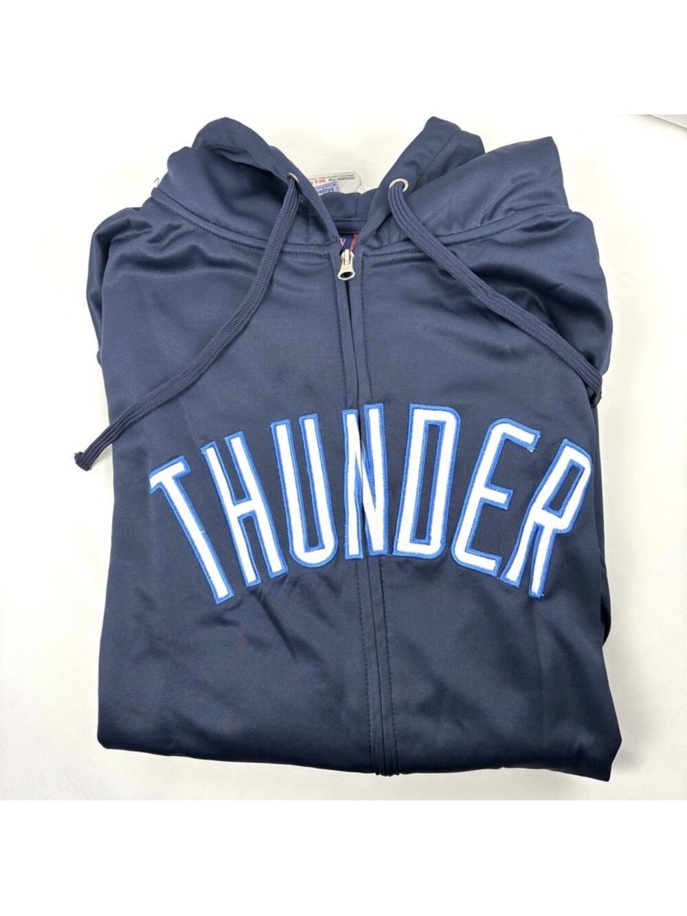 NWT Majestic Navy Hoodie Oklahoma Thunder Team, XLT